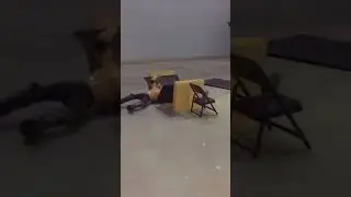 (WWE STOP-MOTION) Shawn Michaels SUPLEXES The Undertaker from the top of the stage.