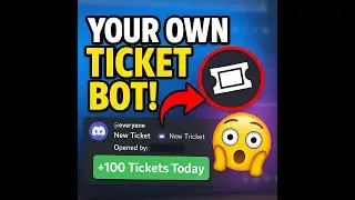 How to Make a Discord Ticket Bot (Part 1) | Setup, Panel & Command