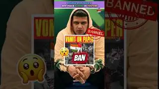 Vomit On Paper ❌ Banned By Youtube 😱 |Dhanda Nyoliwala Vomit on Paper Restricted #dhandanyoliwala