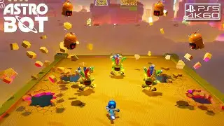 Astro Bot Crumble Rumble 4 PS5 (4K 60FPS) No Commentary