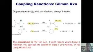 Chapter 11 &ndash; Organometallics, Part 2 of 5: Gilman and Suzuki reactions