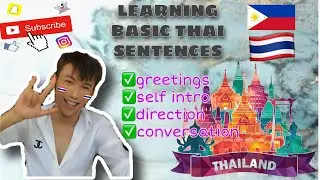 LEARNING BASIC THAI SENTENCES | *Simple and Easy* By KhruJaejae🇵🇭