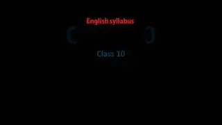 Class 10 English New Syllabus 2025 | MBOSE Full Syllabus | Prose, Poems, Grammar #shorts  #mbose