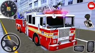 Real Fire Truck Driving Simulator - Fire Engine Fighting Fireman's Daily Job - Android GamePlay 2023