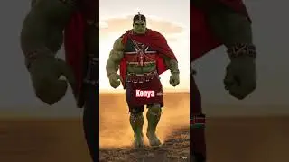 🇰🇪 KENYA &mdash; &ldquo;Savage Strength Unlocked 🇰🇪&rdquo; 💪🏻🔥 #youtubeshorts #viral #marvel #aivideo #aicomics #hulk