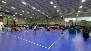 Virginia Beach Nagva 2025 Team passer Pool play game 3 set 2