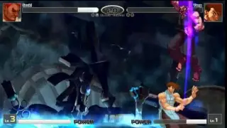 the senior gamer plays messing with snk vs capcom