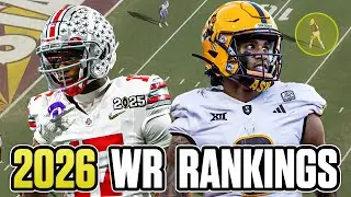 Carnell Tate is NOT a Top 10 WR... 2026 NFL Draft WR Rankings (Film Analysis)