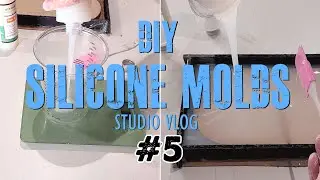 Resin Art Studio VLOG #5 | Resin Silicone Molds for resin from a travertine tray