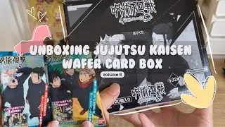 Their Special Character Cards are gorgeous! I got Jujutsu Kaisen Volume 5 Wafer Cards