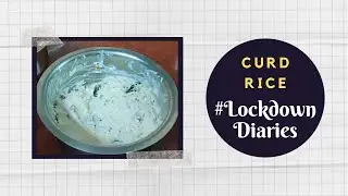 Curd Rice | #LockdownDiaries | Chef Jaaie | #TeamAtHome | Sanjeev Kapoor Khazana