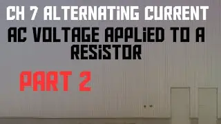 explanation of ac voltage applied to resistor circuit class 12 physics in hindi and english