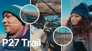 Beautiful early spring hike with last snow patches & One Determined Dog! | Action 5 Pro