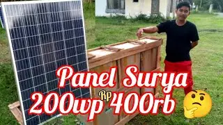 unboxing panel Surya 5 x 200wp murah meriah !! solar panel kw1 !! racun plts