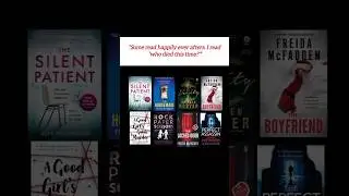 Thriller novel recommendations 🤯 #shorts #booktok #thriller #novel