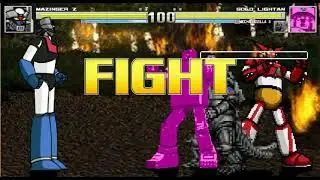 MAZINGER Z VS GOLD, MACHAGODZILLA II, GETTER 1