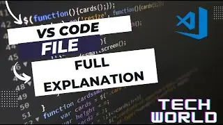 VS CODE  FILE FULL EXPLANATION. #tech  #vs code #technology