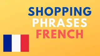 Shopping Vocab in French | Learn French Vocabulary | How to learn French | Learning French
