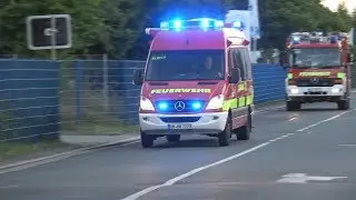 Einsatzfahrten zum Großbrand in Bönen Teil 3/3