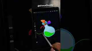 Magic Potion Liquid Animation 🌀🎨 #animation #procreate