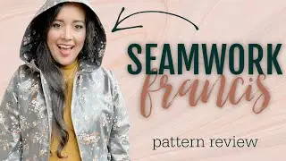 I Sewed a Raincoat!  |  Seamwork Francis + 1000Gage Waterproof Fabric Sewing Pattern Review