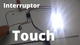 Simples interruptor por toque muito fácil - Apresentação Feira de Ciências -Simple touch switch