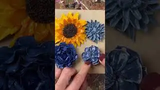 Я разобрала этот 3D-букет&hellip; а потом собрала его заново (это так приятно!) | Текстурная живопись #п...