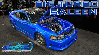 Big Turbo Saleen S281! Byepolr-Built New Edge Mustang Rocks 2023 PRI Show