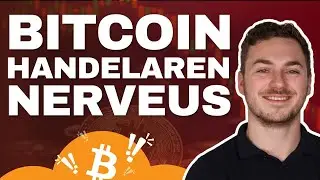 📊 Bitcoin handelaren worden zeer nerveus! De Bitcoin koers klapt hard onderuit! Wat nu?!