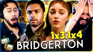 BRIDGERTON 1x3 & 1x4 Reaction & Discussion! | First Time Watch! | Jonathan Bailey | Nicola Coughlan