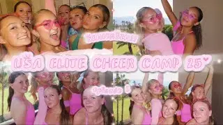 CHEER CAMP VLOG!! | *senior diaries ep one* day in life, GRWM, dance parties & more!!