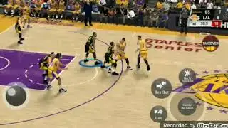 Melo hits his signature top of the key jumper