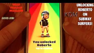 Unlocking Roberto on Subway Surfers!