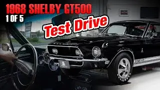 Тест-драйв Shelby GT500 1968 года &mdash; 1 из 5 в цвете Raven Black с заводским кондиционером