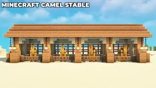 Minecraft : How To Build Camel Stable In 1.20