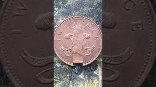 1995 UK 2 pence 1 penny coin value..