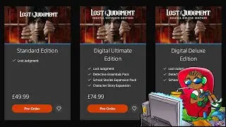 Lost Judgment What edition should I Pre Order or Buy