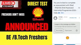 Shell Biggest Direct Test Hiring Announced For Freshers | scopely, Infor Jobs  Register Now