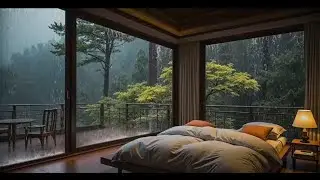 🌧️🎶 Relaxing Rain and Piano Soundscape for Deep Sleep and Insomnia Stress Relief #qSn