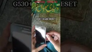 G530+ grand prime plus hard reset screen lock remove All data delete without PC.💯