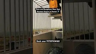 Plots and Bungalows Near Navi Mumbai Airport in Panvel ✈️ #newmumbai #investment #property #house
