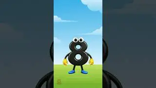Learn Number 8 Fun Way 👶| Kids Learning Numbers #shorts #kidslearning #cartoon #hootybootv