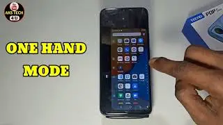 How To Enabale One Hand Mode in Tecno Pop 5 Pro | Tecno Pop 5 Pro One Hand Mode Setting |