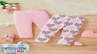 SHEIN Vintaside Kids 2pcs Set Baby Girl Casual & Daily Wear Leopard