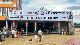 Kolkata metro 🚇 Sealdah phoolbagan journey 4k.