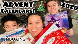 UNBOXING OUR CHOCOLATE ADVENT CALENDARS FOR 2020! FILIPINA-BRITISH MOM VLOG
