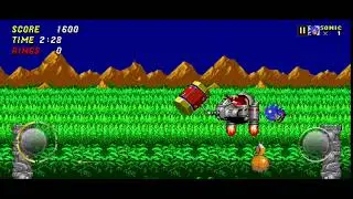 Aquatic Ruin zone ( 1 / 2 ) playing sonic the hedgehog 2 classic super sonic & tails got passed 2 