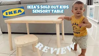 HOW TO ASSEMBLE IKEA KIDS SENSORY TABLE (FLISAT) | REVIEW OF IKEA'S MOST POPULAR SOLD OUT KIDS TABLE