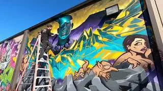 They Fear Lords - Mesngr, Pawn, Rome - Wide Open Walls 2021