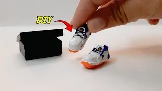 HOW TO MAKE MINIATURE SHOES🤯| BY KMTUBE OFFICIAL |#miniature#miniatureshoes